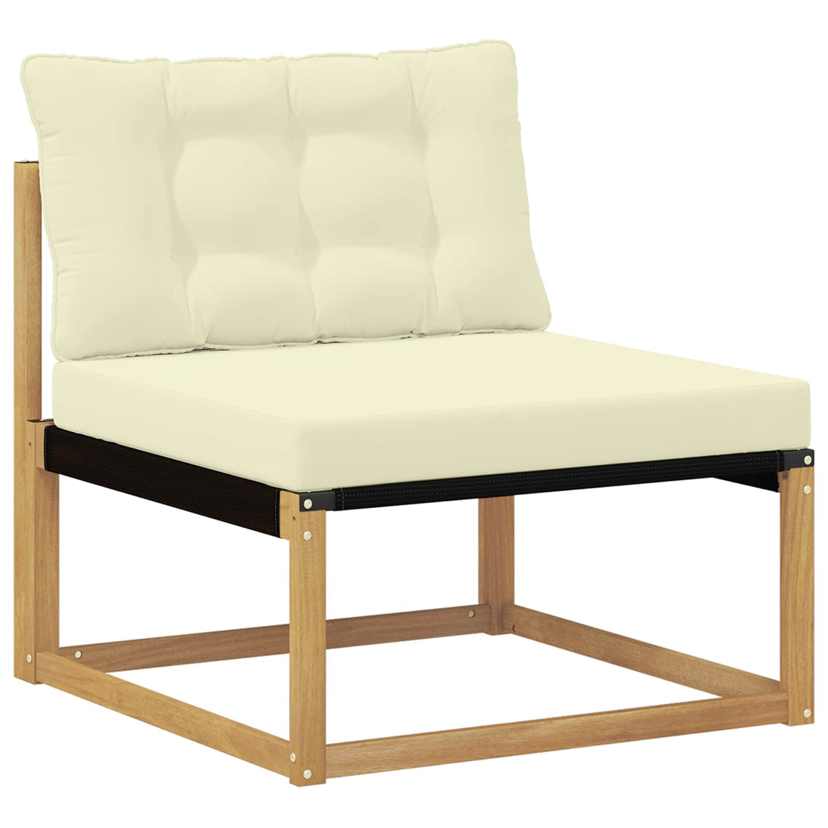 Outdoor-Sofagarnitur 8 stk. Weiß und Creme