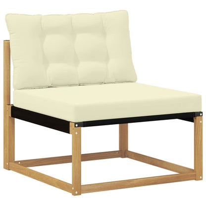 Outdoor-Sofagarnitur 8 stk. Weiß und Creme
