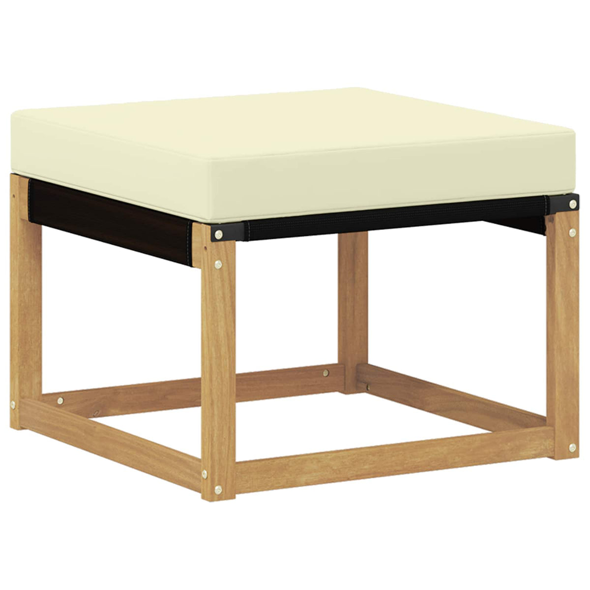 Outdoor-Sofagarnitur 9 stk. Weiß und Creme