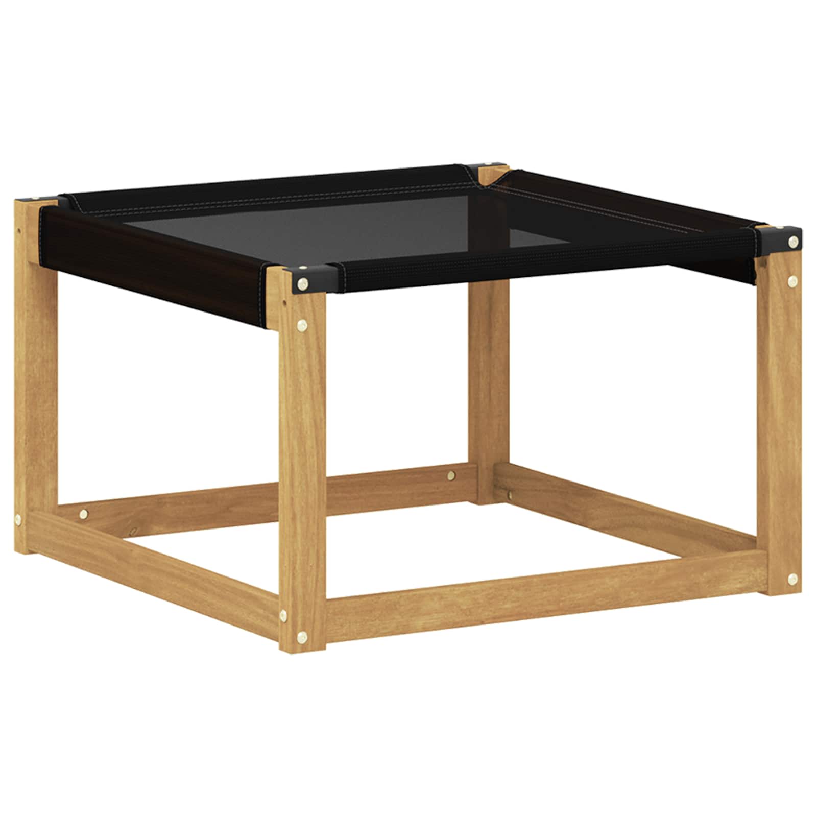 Outdoor-Sofagarnitur 9 stk. Weiß und Schwarz