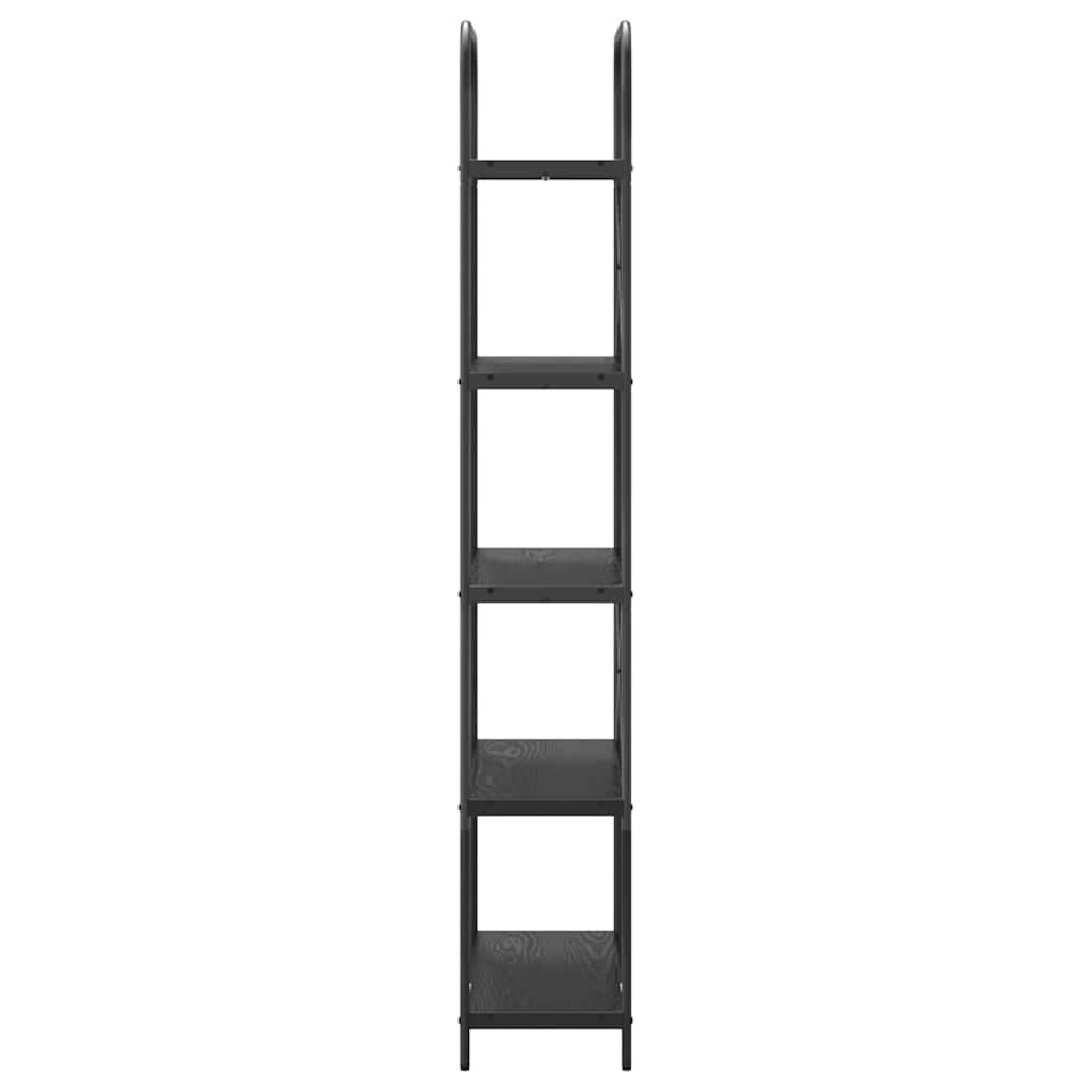 Bücherregal 5 Ebenen 80 x 30 x 183 cm Holzwerkstoff
