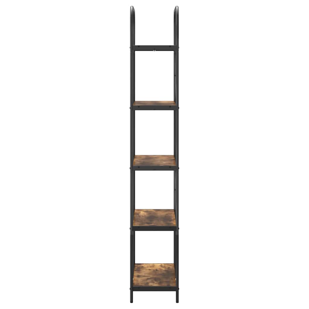 Bücherregal 5 Ebenen 80 x 30 x 183 cm Holzwerkstoff