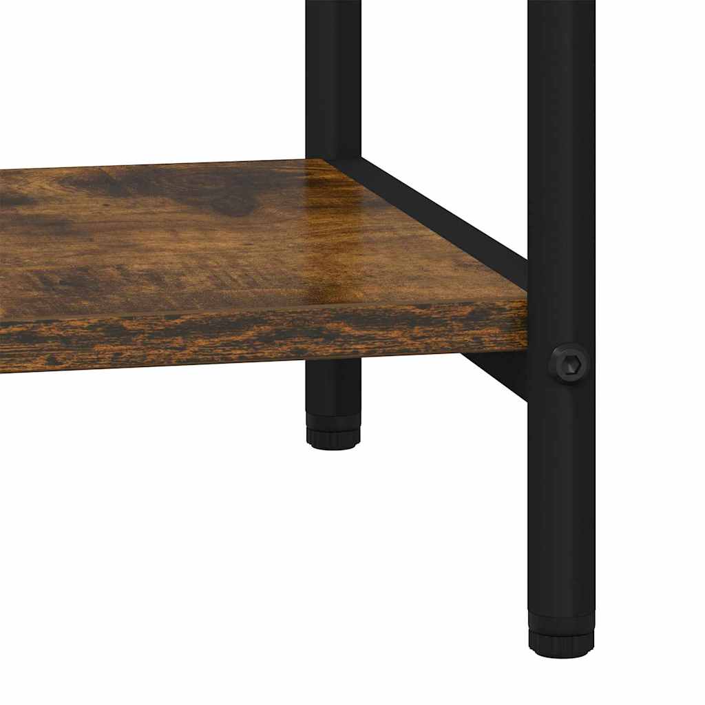 Bücherregal 4 Ebenen 80 x 30 x 146 cm Holzwerkstoff