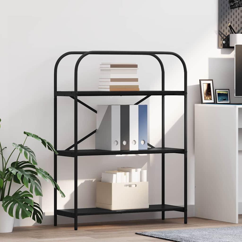 Bücherregal 3 Ebenen 80 x 30 x 109 cm Holzwerkstoff
