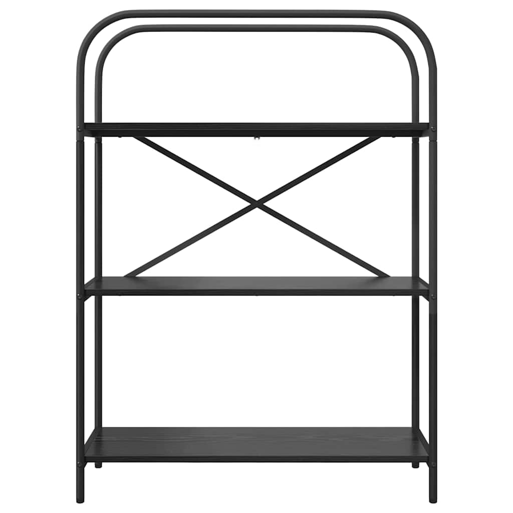 Bücherregal 3 Ebenen 80 x 30 x 109 cm Holzwerkstoff