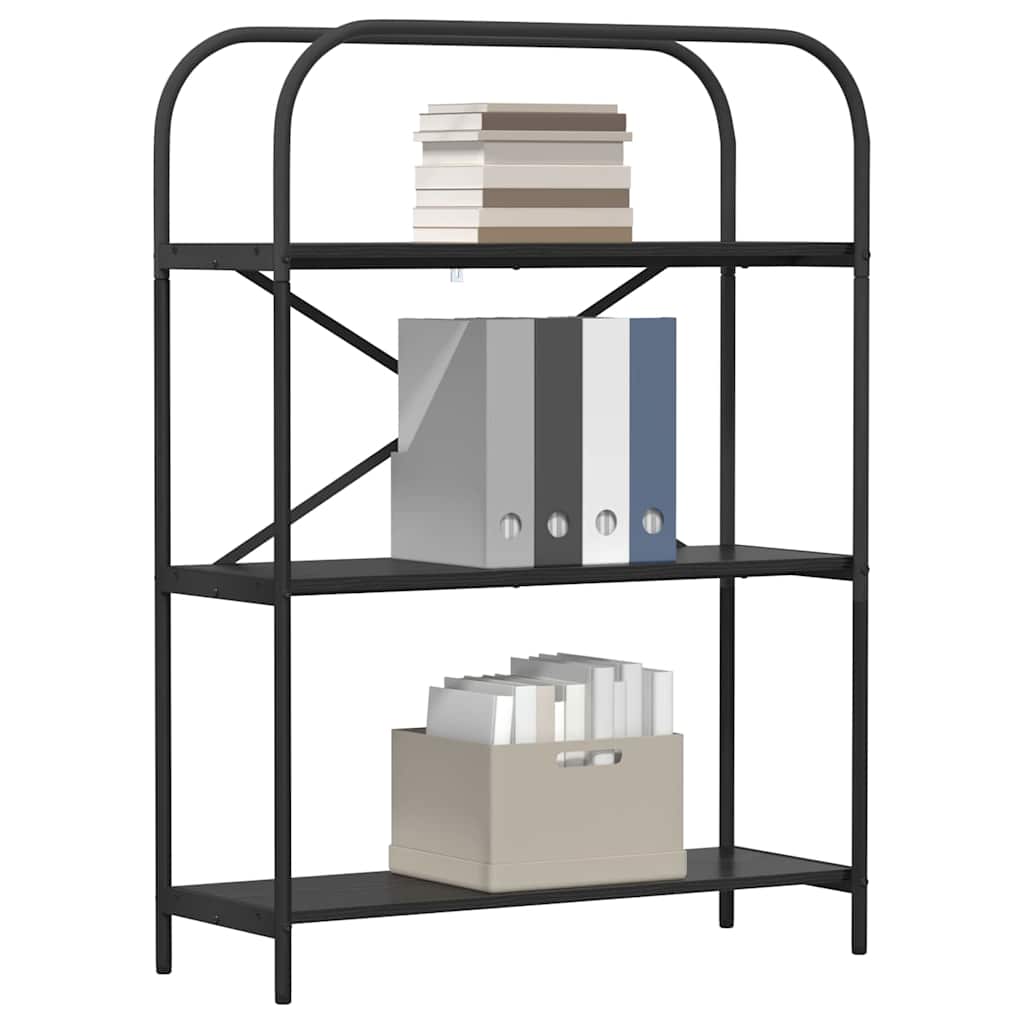 Bücherregal 3 Ebenen 80 x 30 x 109 cm Holzwerkstoff