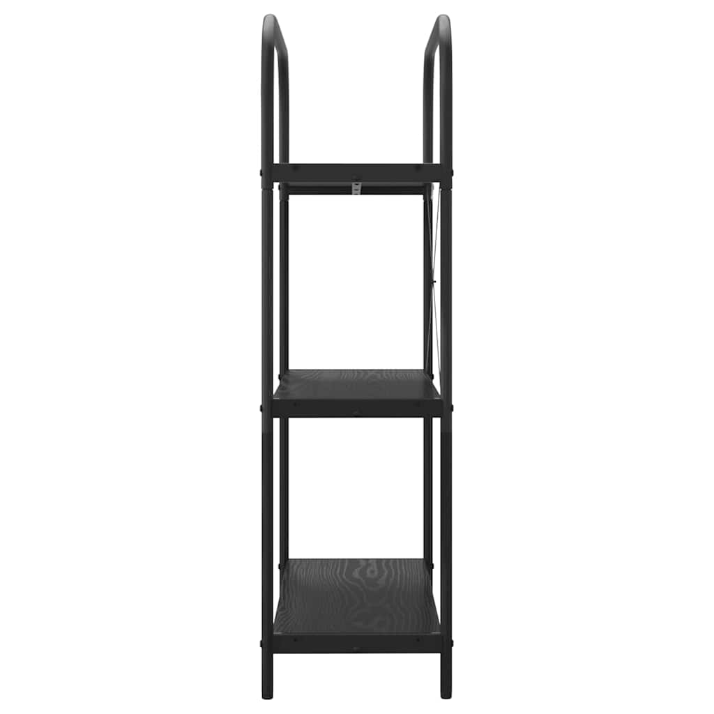 Bücherregal 3 Ebenen 80 x 30 x 109 cm Holzwerkstoff