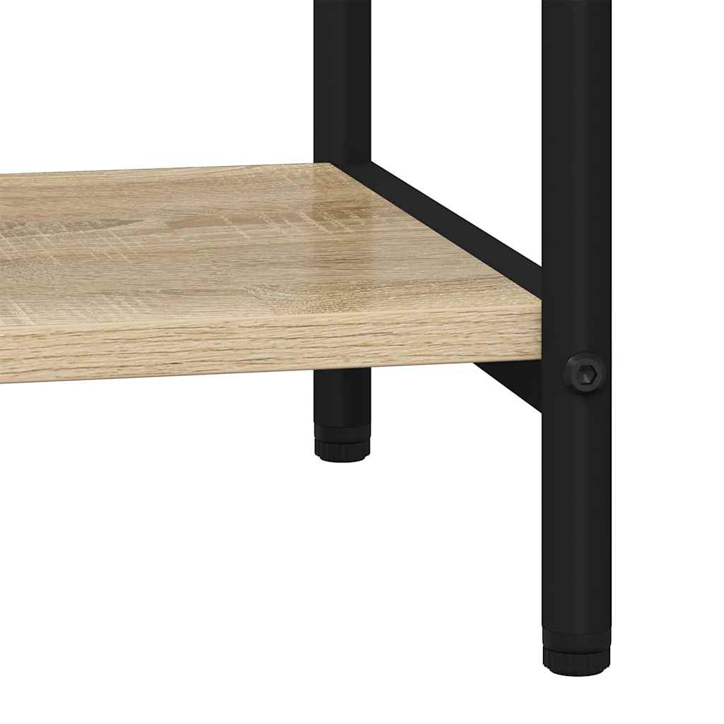 Bücherregal 3 Ebenen 80 x 30 x 109 cm Holzwerkstoff