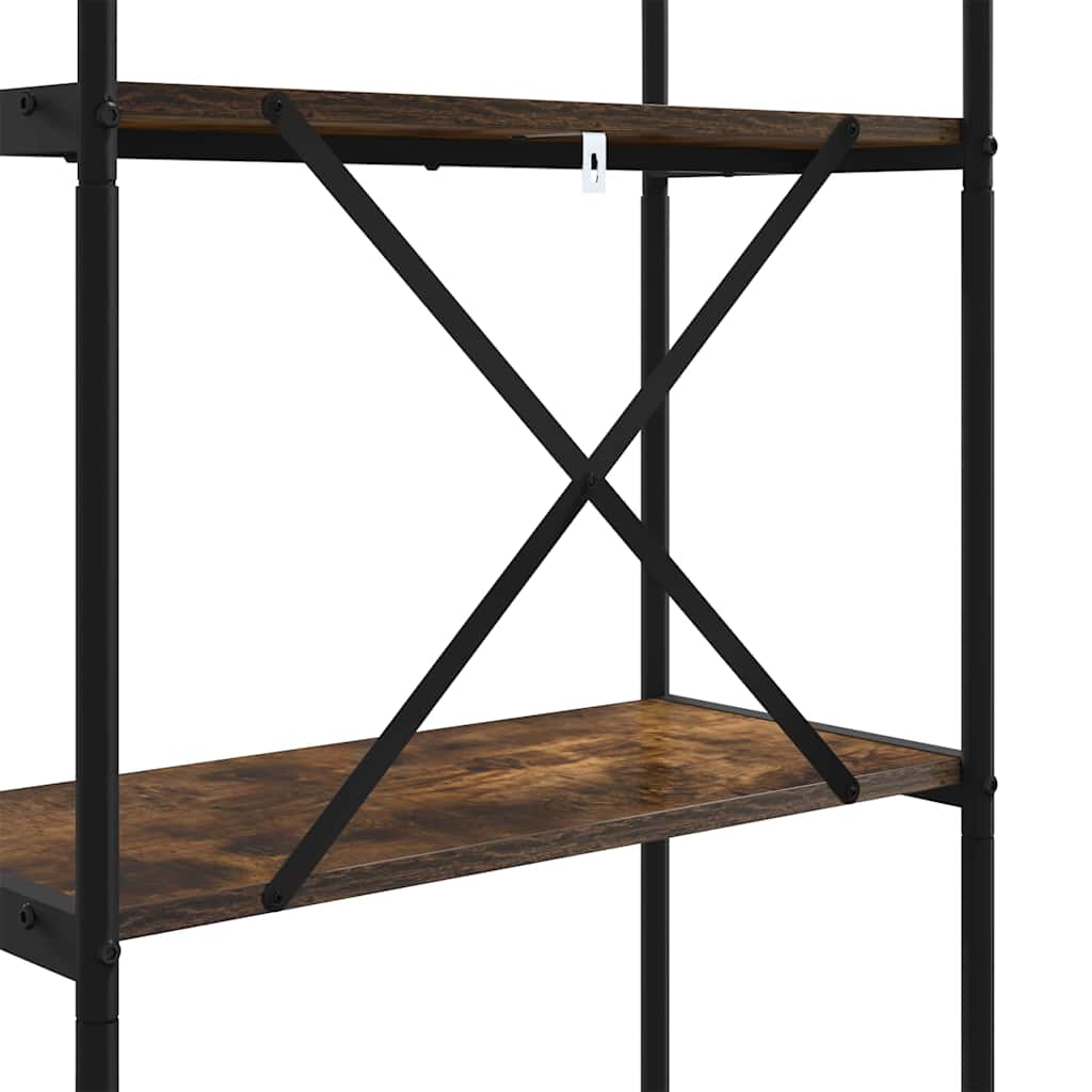Bücherregal 3 Ebenen 80 x 30 x 109 cm Holzwerkstoff