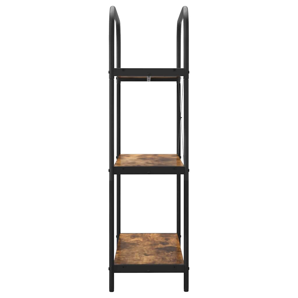 Bücherregal 3 Ebenen 80 x 30 x 109 cm Holzwerkstoff