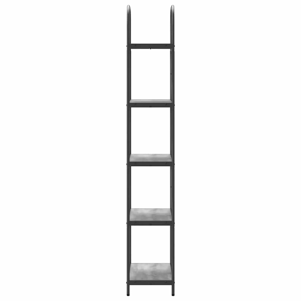 Bücherregal 5 Ebenen 60 x 30 x 183 cm Holzwerkstoff