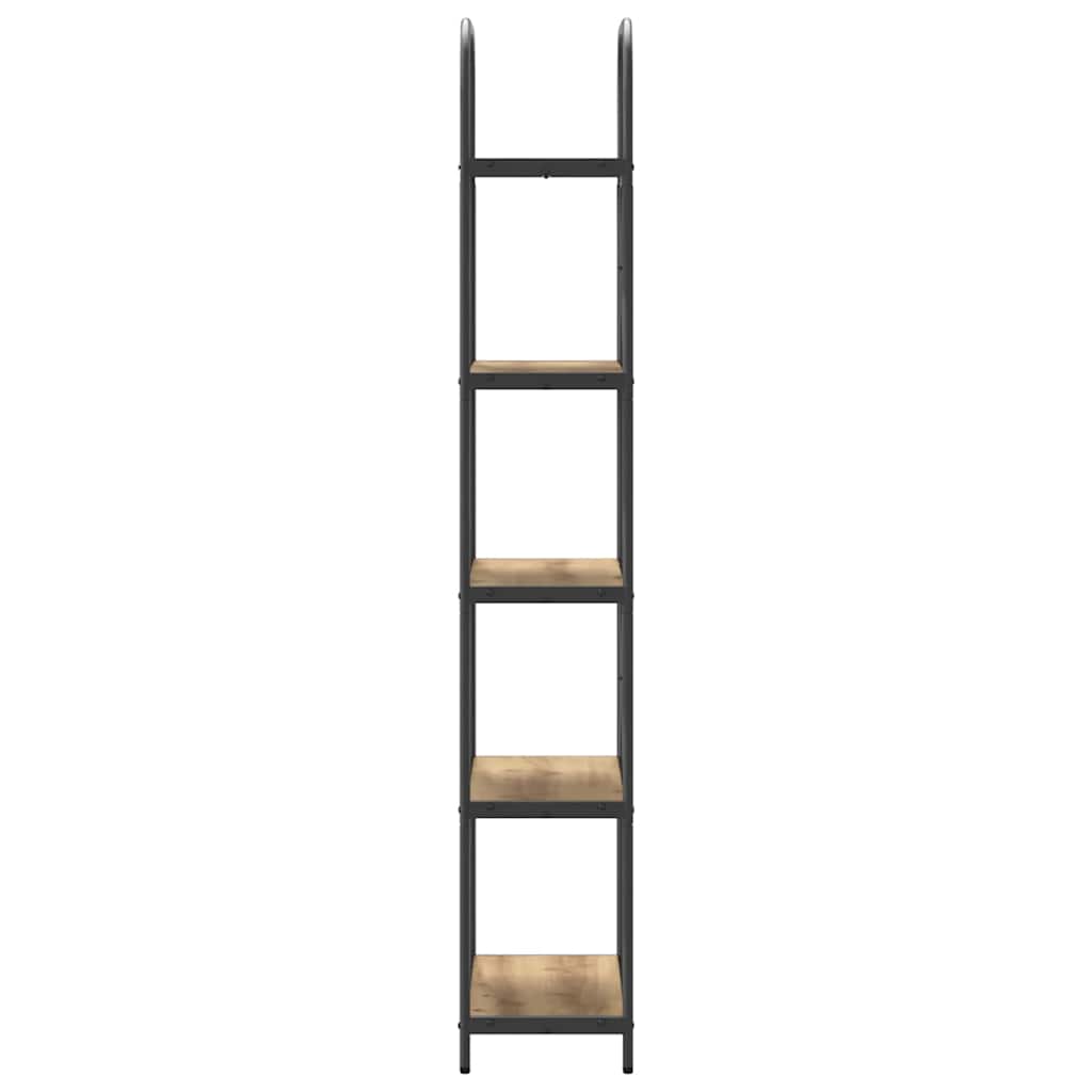 Bücherregal 5 Ebenen 60 x 30 x 183 cm Holzwerkstoff