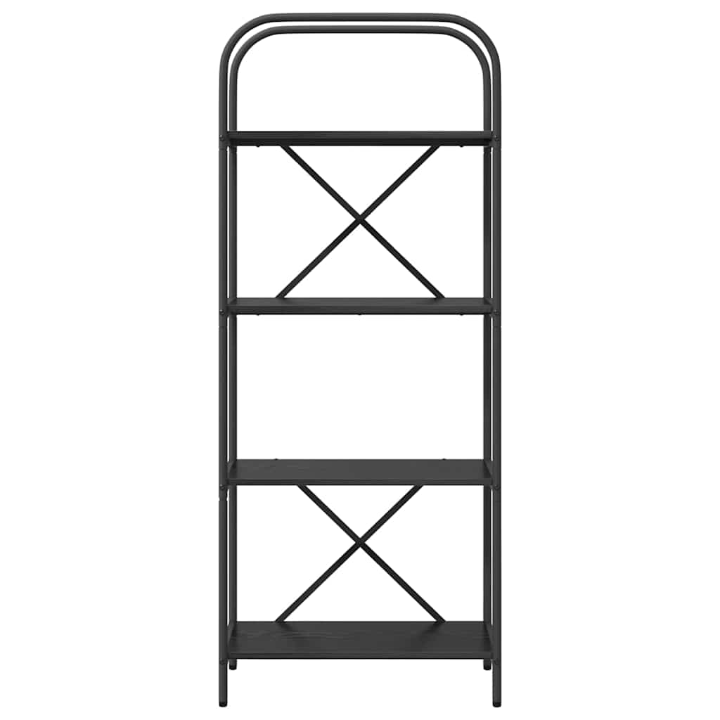 Bücherregal 4 Ebenen 60 x 30 x 146 cm Holzwerkstoff
