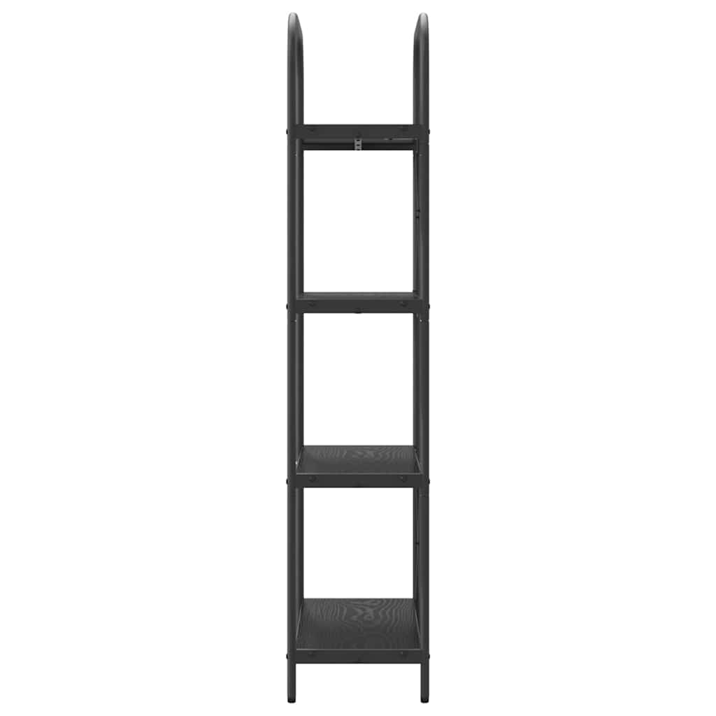 Bücherregal 4 Ebenen 60 x 30 x 146 cm Holzwerkstoff
