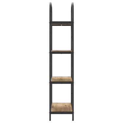 Bücherregal 4 Ebenen 60 x 30 x 146 cm Holzwerkstoff