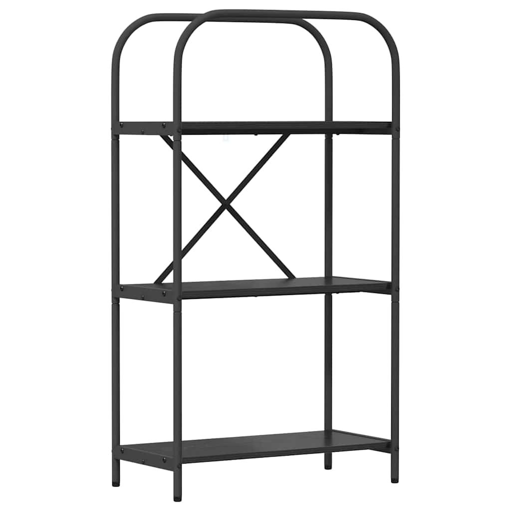 Bücherregal 3 Ebenen 60 x 30 x 109 cm Holzwerkstoff