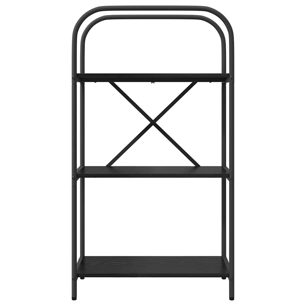 Bücherregal 3 Ebenen 60 x 30 x 109 cm Holzwerkstoff