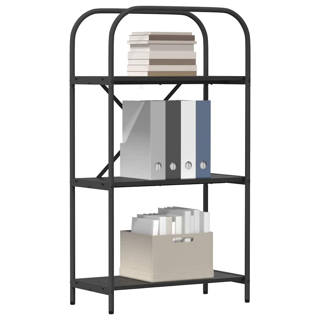 Bücherregal 3 Ebenen 60 x 30 x 109 cm Holzwerkstoff