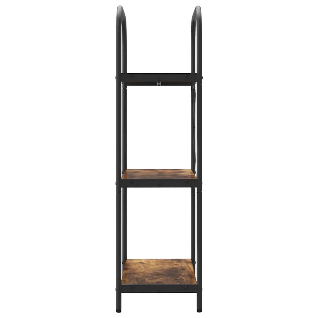 Bücherregal 3 Ebenen 60 x 30 x 109 cm Holzwerkstoff