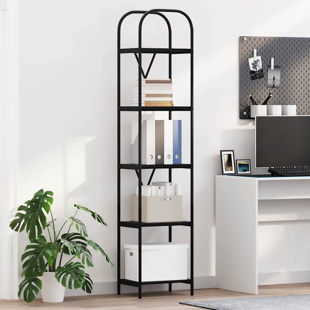Bücherregal 5 Ebenen 40 x 30 x 183 cm Holzwerkstoff