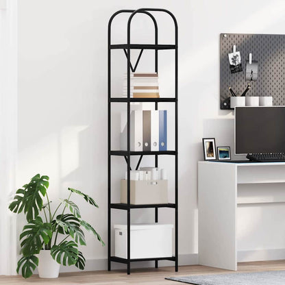Bücherregal 5 Ebenen 40 x 30 x 183 cm Holzwerkstoff
