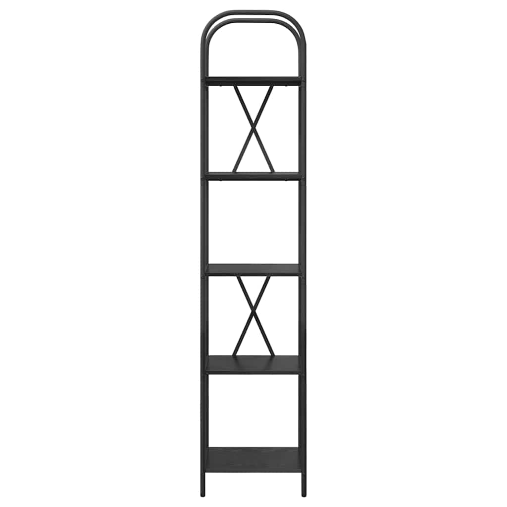 Bücherregal 5 Ebenen 40 x 30 x 183 cm Holzwerkstoff