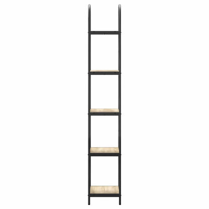 Bücherregal 5 Ebenen 40 x 30 x 183 cm Holzwerkstoff
