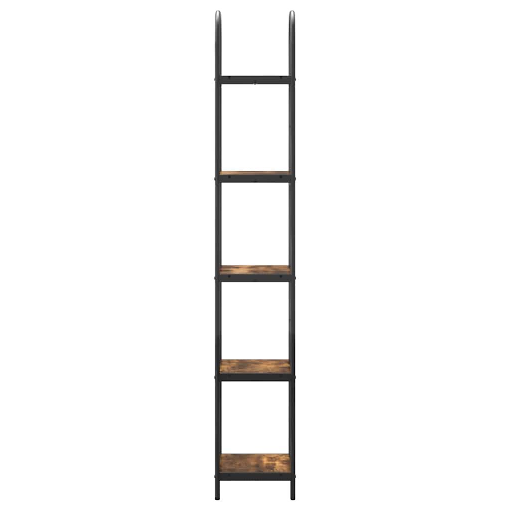 Bücherregal 5 Ebenen 40 x 30 x 183 cm Holzwerkstoff