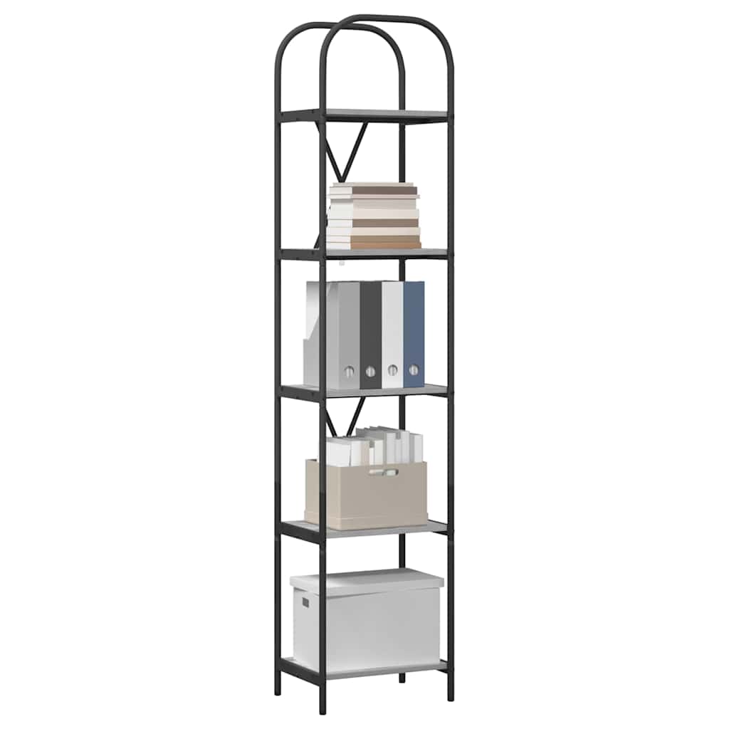Bücherregal 5 Ebenen 40 x 30 x 183 cm Holzwerkstoff
