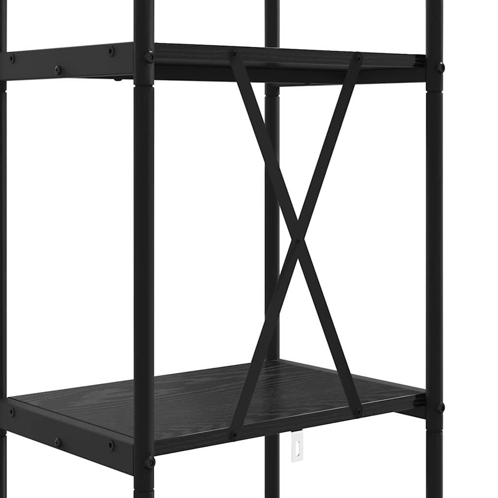 Bücherregal 4 Ebenen 40 x 30 x 146 cm Holzwerkstoff