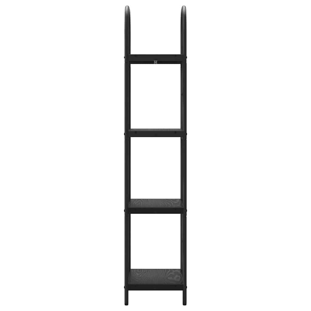 Bücherregal 4 Ebenen 40 x 30 x 146 cm Holzwerkstoff