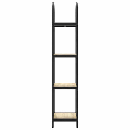 Bücherregal 4 Ebenen 40 x 30 x 146 cm Holzwerkstoff