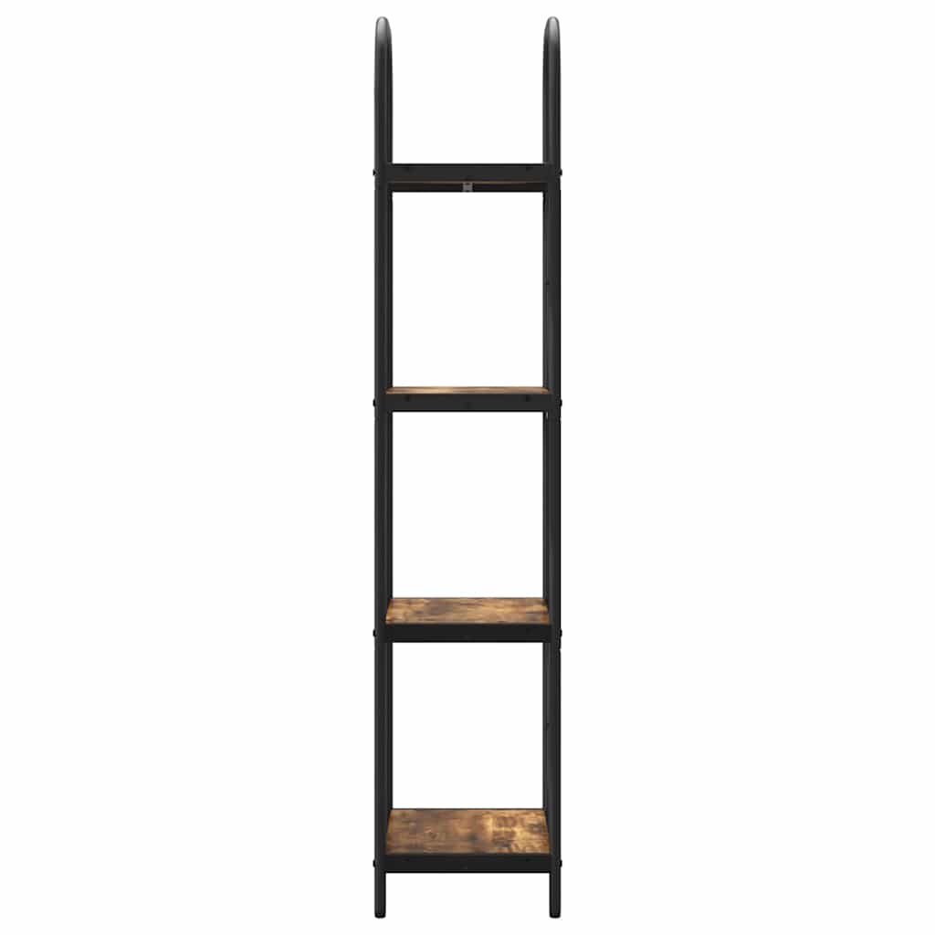 Bücherregal 4 Ebenen 40 x 30 x 146 cm Holzwerkstoff