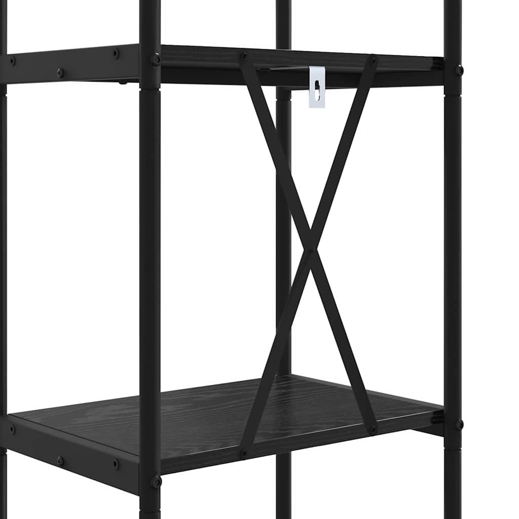 Bücherregal 3 Ebenen 40 x 30 x 109 cm Holzwerkstoff