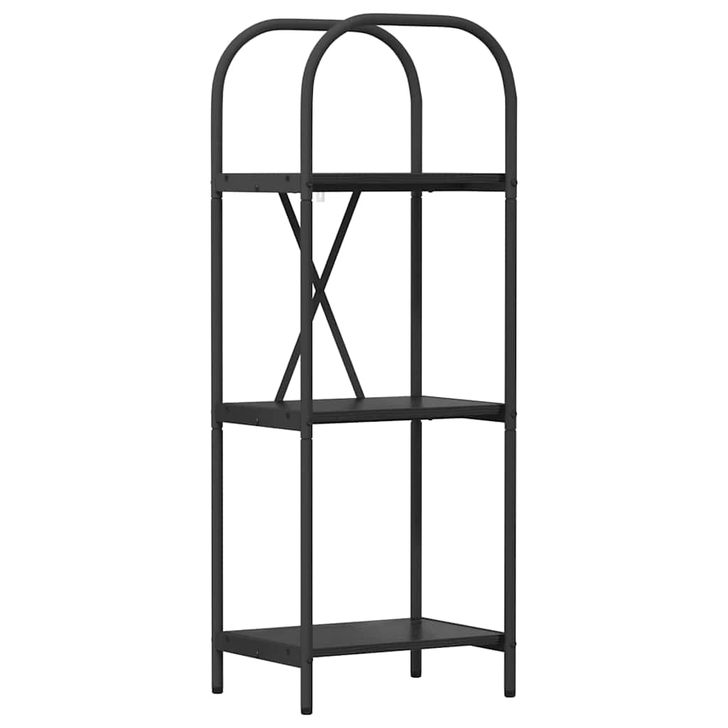 Bücherregal 3 Ebenen 40 x 30 x 109 cm Holzwerkstoff