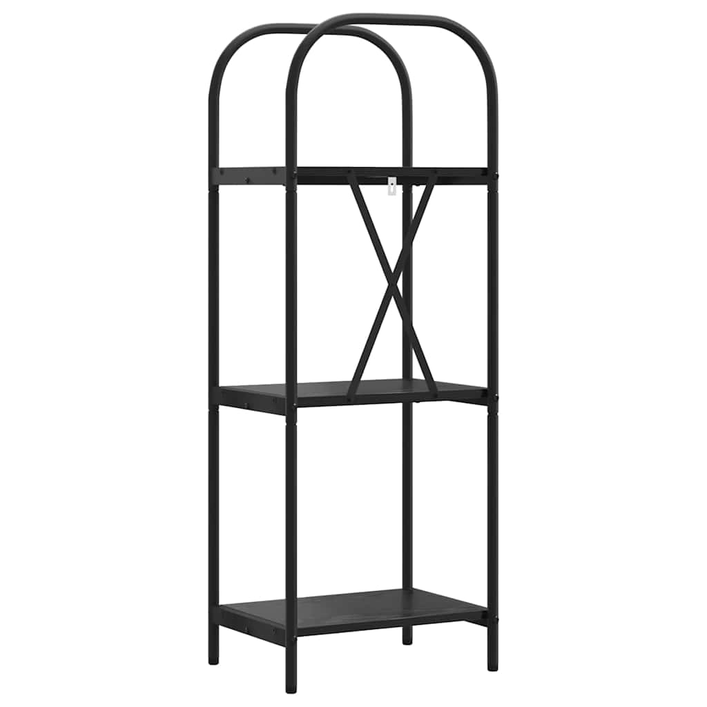 Bücherregal 3 Ebenen 40 x 30 x 109 cm Holzwerkstoff