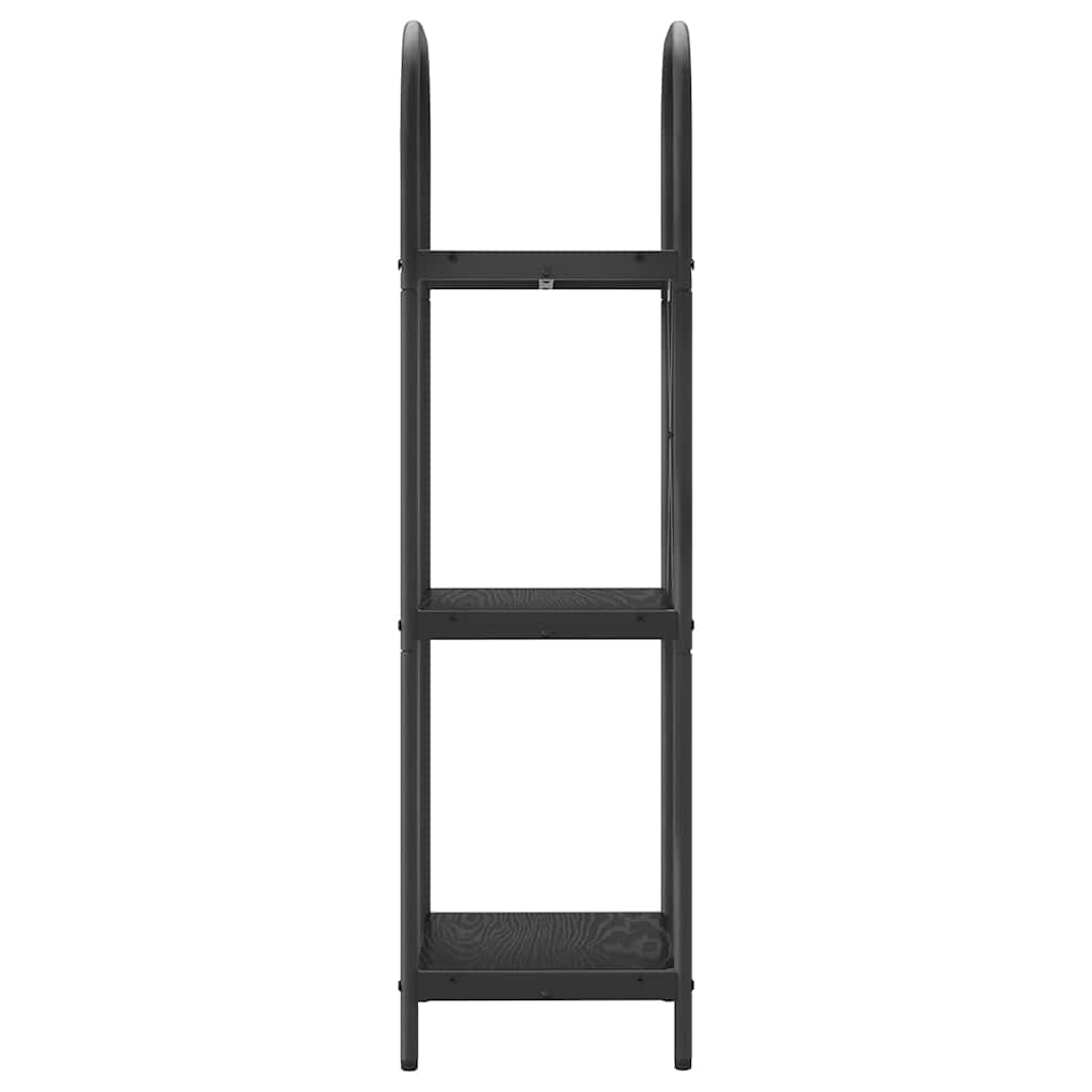 Bücherregal 3 Ebenen 40 x 30 x 109 cm Holzwerkstoff