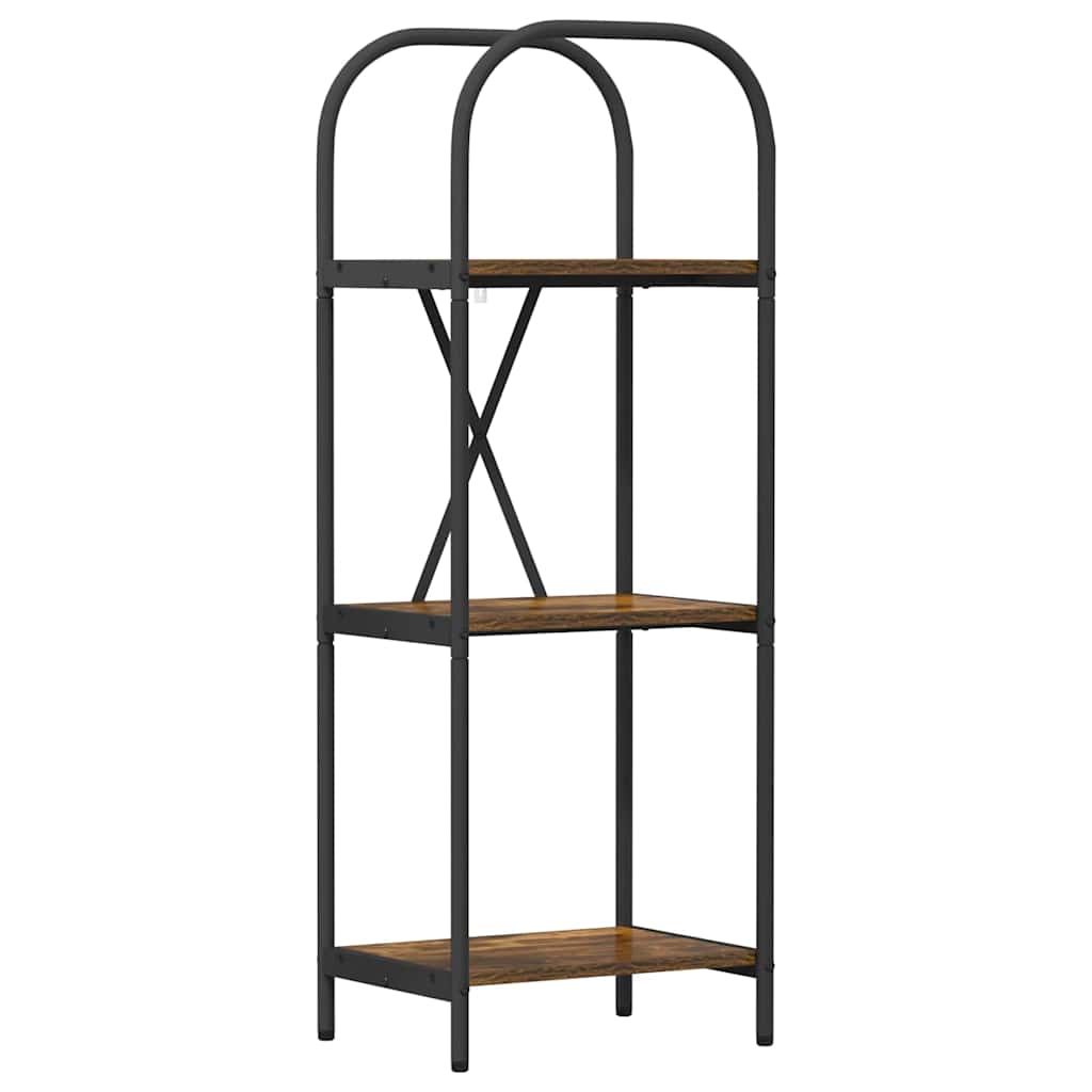 Bücherregal 3 Ebenen 40 x 30 x 109 cm Holzwerkstoff