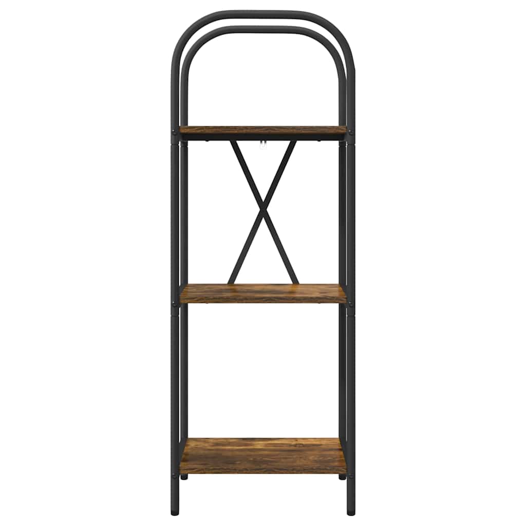 Bücherregal 3 Ebenen 40 x 30 x 109 cm Holzwerkstoff