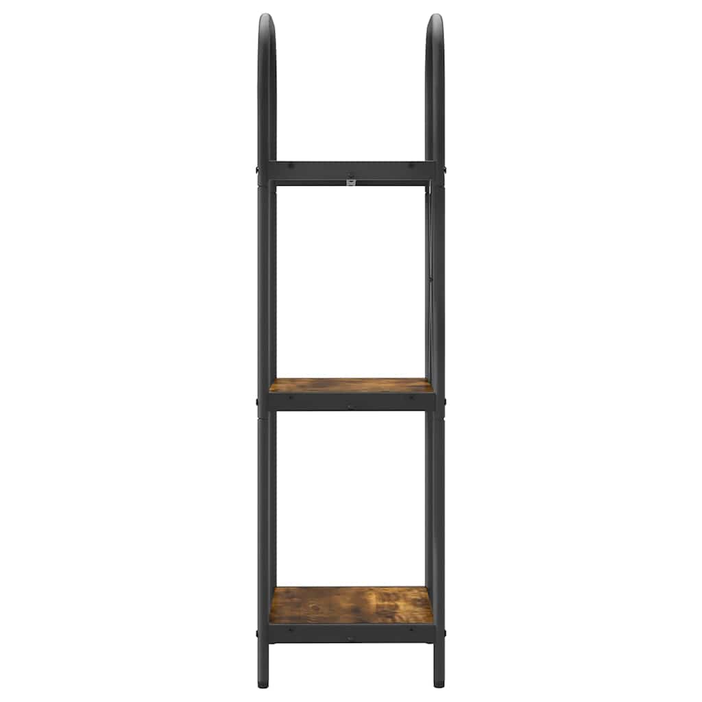 Bücherregal 3 Ebenen 40 x 30 x 109 cm Holzwerkstoff