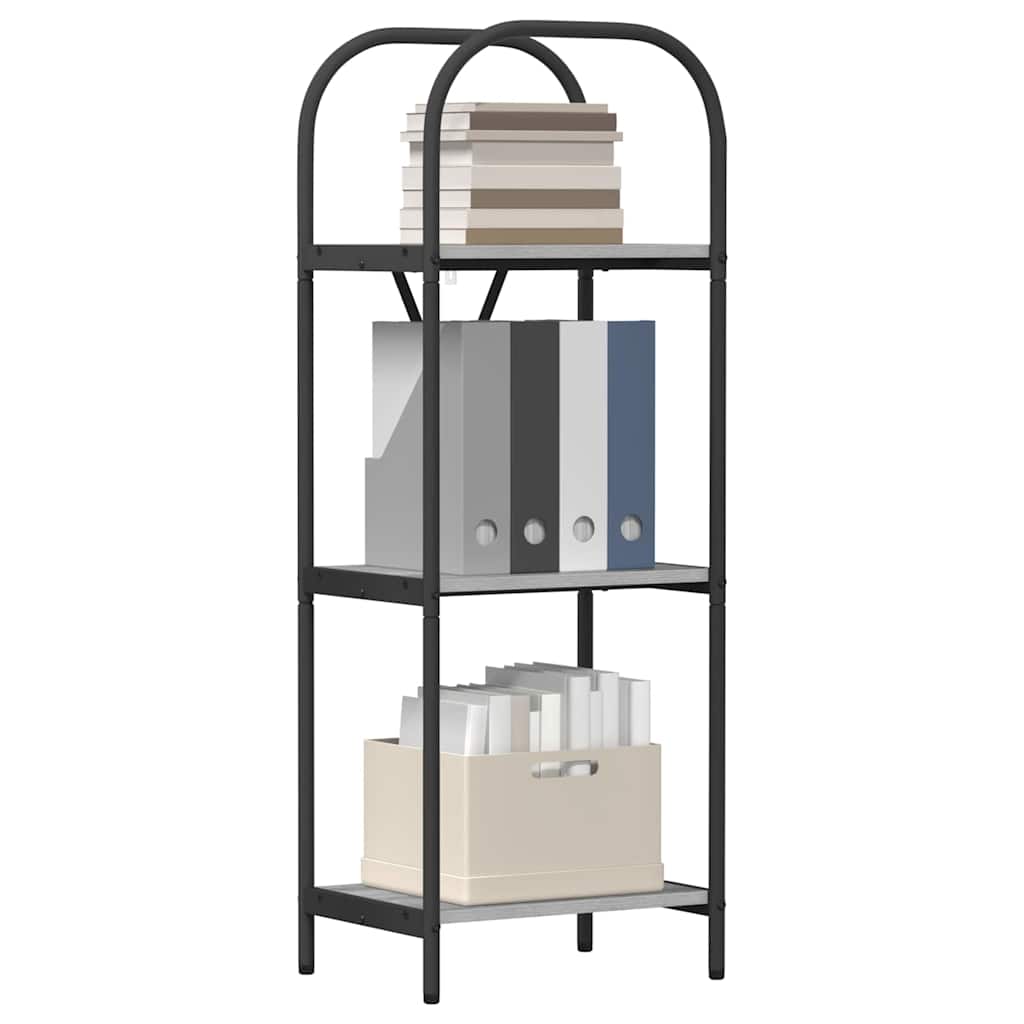 Bücherregal 3 Ebenen 40 x 30 x 109 cm Holzwerkstoff