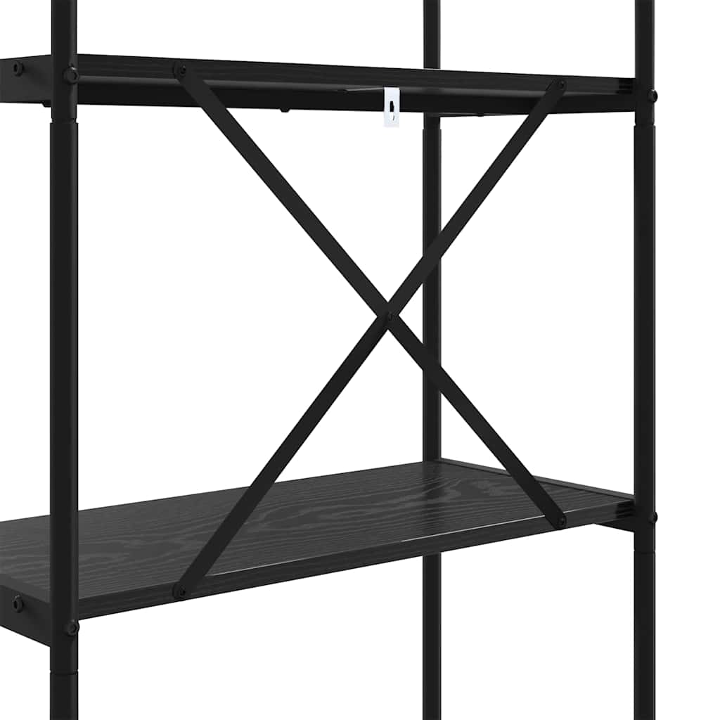 Bücherregal 5 Ebenen 80 x 30 x 183 cm Holzwerkstoff