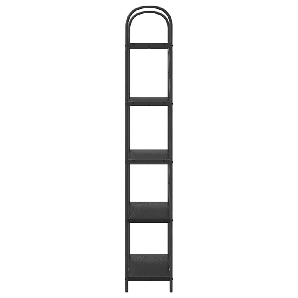 Bücherregal 5 Ebenen 80 x 30 x 183 cm Holzwerkstoff