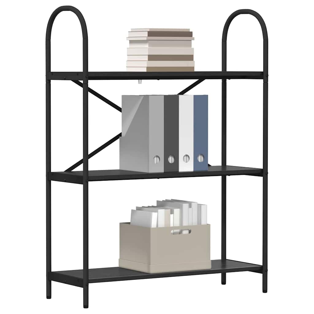 Bücherregal 3 Ebenen 80 x 30 x 109 cm Holzwerkstoff