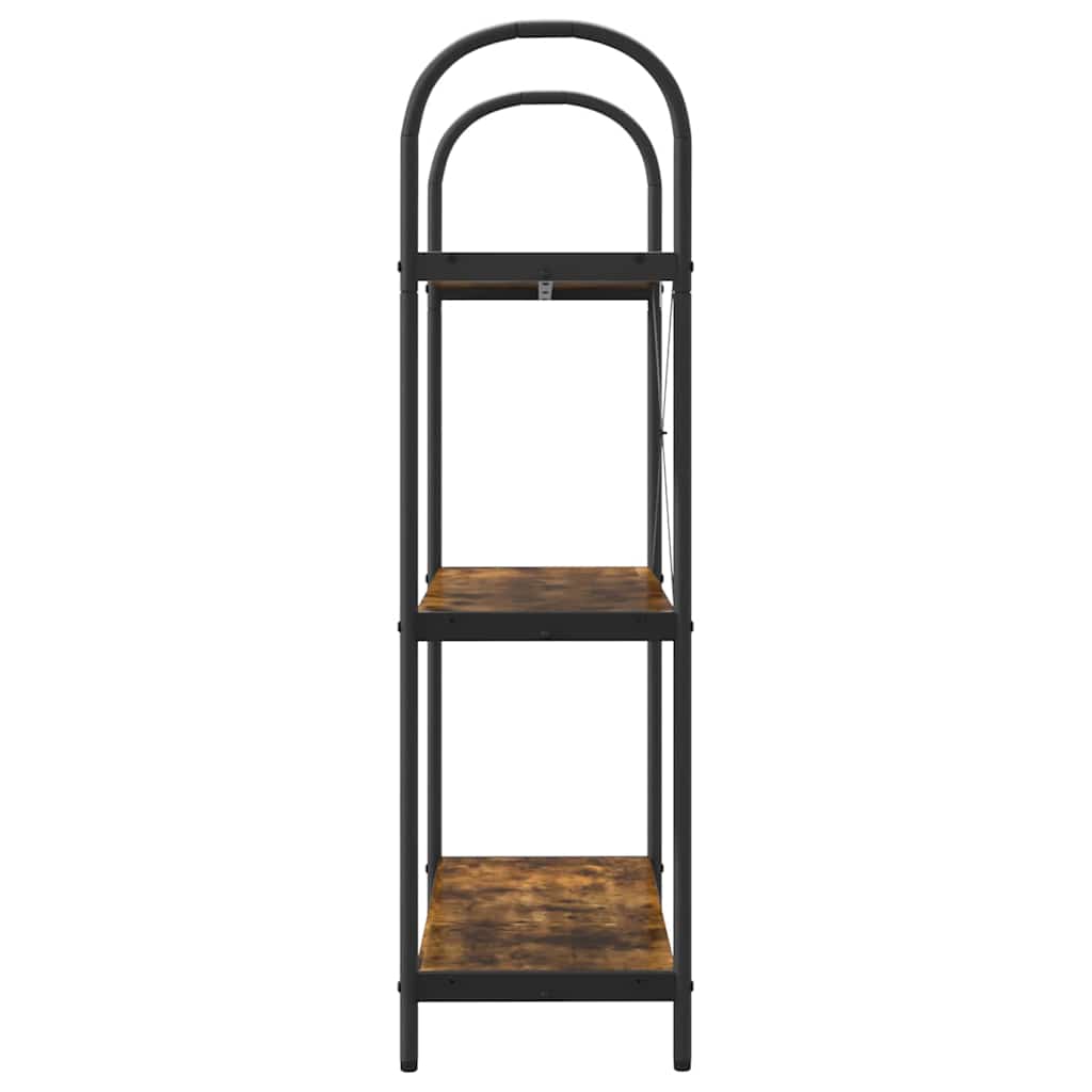 Bücherregal 3 Ebenen 80 x 30 x 109 cm Holzwerkstoff