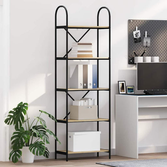 Regal Sonoma-Eiche 60 x 30 x 183 cm Holzwerkstoff