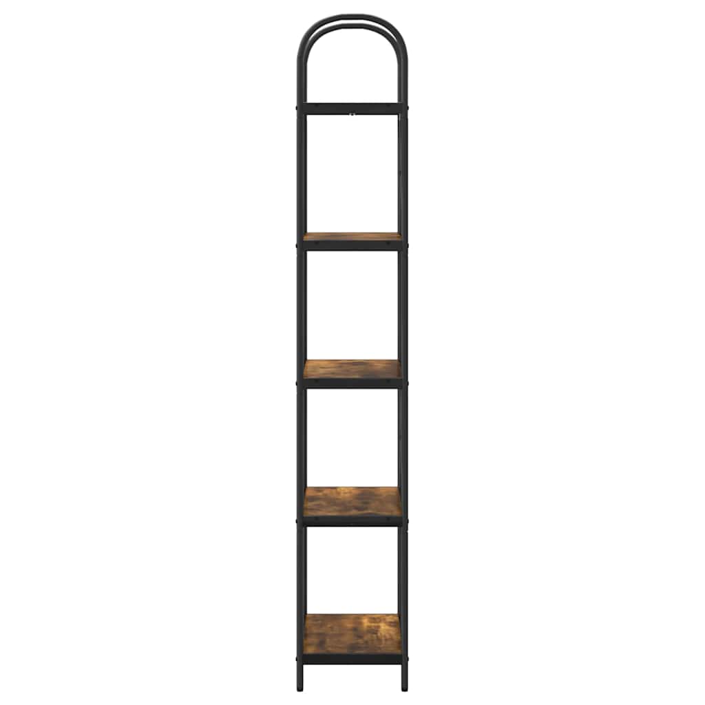 Bücherregal 5 Ebenen 60 x 30 x 183 cm Holzwerkstoff