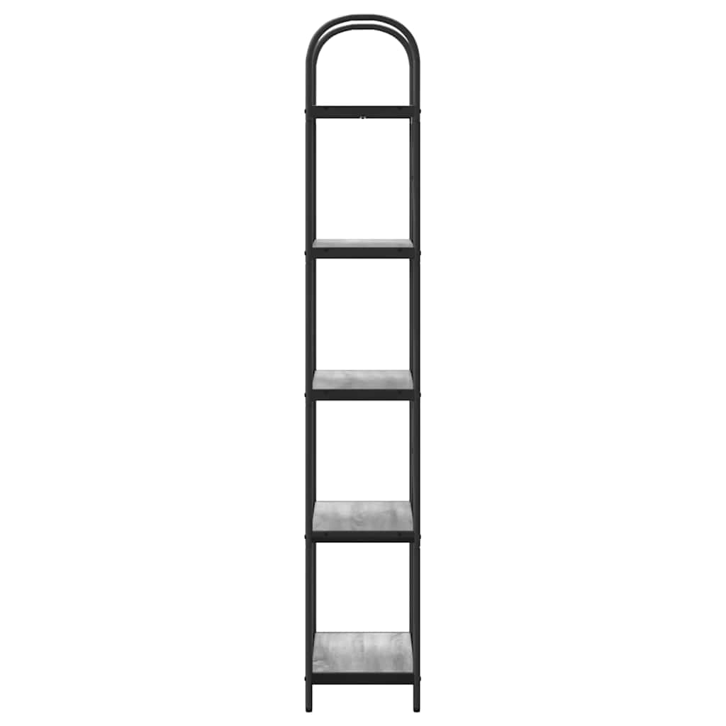 Bücherregal 5 Ebenen 60 x 30 x 183 cm Holzwerkstoff