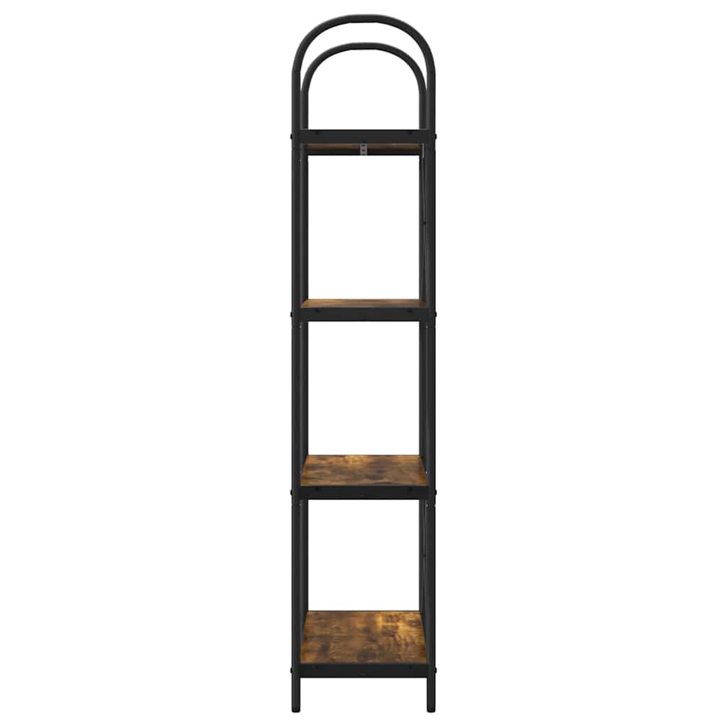 Bücherregal 4 Ebenen 60 x 30 x 146 cm Holzwerkstoff