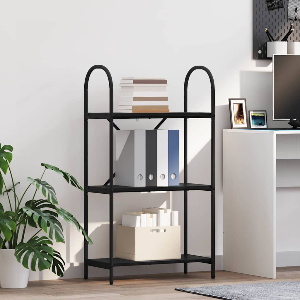 Bücherregal 3 Ebenen 60 x 30 x 109 cm Holzwerkstoff